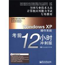 全国专业技术人员计算机应用能力考试专用教材：Windows XP操作系统考前12小时（冲刺版）（CD-ROM光盘）