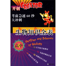 考前急速60秒大冲刺：高中生物知识全表