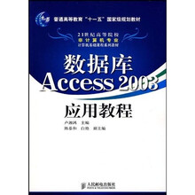 数据库 Access 2003 应用教程