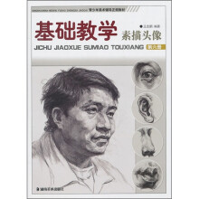 青少年美术辅导正规教材·基础教学:素描头像(第6册)
