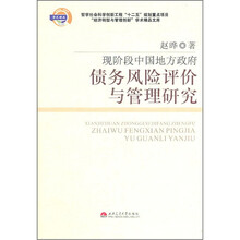 现阶段中国地方政府债务风险评价与管理研究/经济转型与管理创新学术精品文库