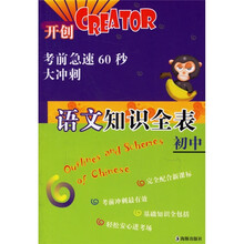 考前急速60秒大冲刺：初中语文知识全表