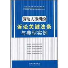 诉讼关键法条与典型实例系列：劳动人事纠纷诉讼关键法条与典型实例