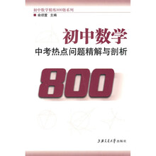 初中数学精练800题系列:初中数学中考热点问题精解与剖析