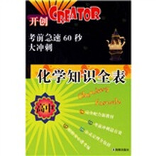 考前急速60秒大冲刺：化学知识全表（高中）
