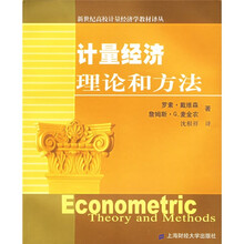 新世纪高校计量经济学教材译丛:计量经济理论和方法