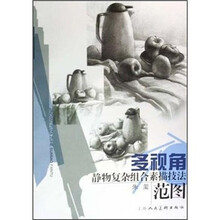 多视角静物复杂组合素描技法范图