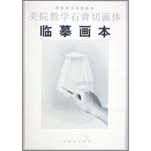 美院教学石膏切面体临摹画本