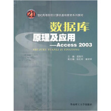数据库原理及应用：Access 2003