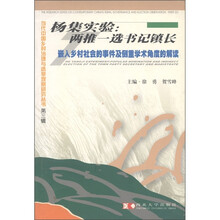 杨集实验：两推一选书记镇长·嵌入乡村社会的事件及侧重学术角度的解读