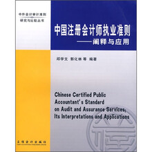 中国注册会计师执业准则：阐释与应用