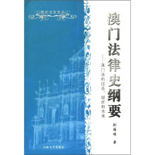 澳门法律史纲要：澳门法的过去现在和未来/理论法学文丛