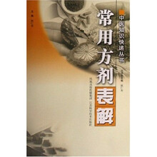 常用方剂表解