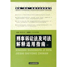 刑事诉讼法及司法解释适用指南（套装上下册）