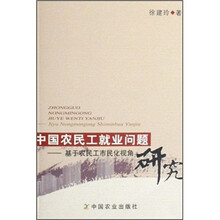 中国农民工就业问题：基于农民工市民化视角研究