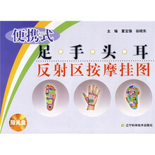 便携式:足、手、头、耳反射区按摩挂图