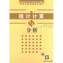 高职高专经济管理专业·经济信息管理培训教材：统计计算与分析