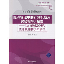 经济管理中的计算机应用实验指导、报告（Excel数据分析、统计预测和决策模拟）