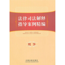法律司法解释指导案例精编：刑事