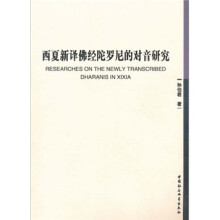 西夏新译佛经陀罗尼的对音研究