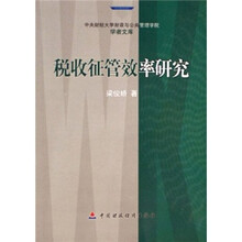 税收征管效率研究