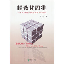 精致化思维:一条真正使你提高思维效率的途径