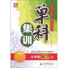 单科集训：9年级数学（上）（华东师大版）