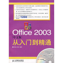 Office 2003中文版从入门到精通(附光盘)