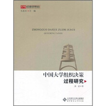 中国大学组织决策过程研究