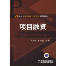 21世纪项目管理工程硕士规划教材：项目融资