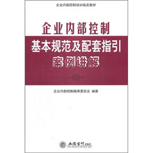 企业内部控制基本规范及配套指引案例讲解