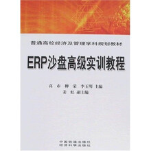普通高校经济及管理学科规划教材：ERP沙盘高级实训教程