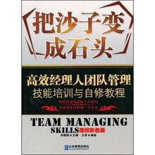 把沙子变成石头：高效经理人团队管理技能培训与自修教程