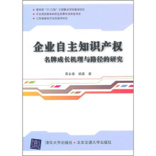 企业自主知识产权名牌成长机理与路径的研究