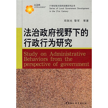 法治政府视野下的行政行为研究