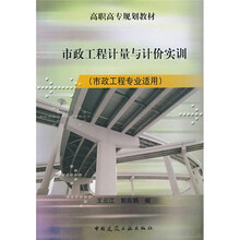 高职高专规划教材：市政工程计量与计价实训（市政工程专业适用）