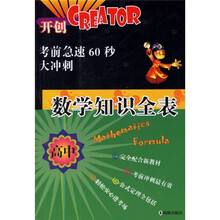 考前急速60秒大冲刺：高中数学知识全表