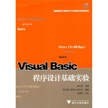 高等院校计算机技术与应用系列规划教材:Visual Basic程序设计基础实验