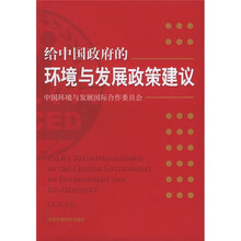 给中国政府的环境与发展政策建议
