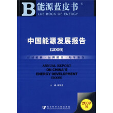 中国能源发展报告2009（附光盘）