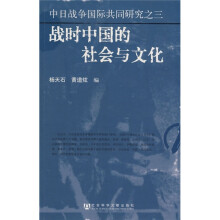 中日战争国际共同研究之3：战时中国的社会与文化