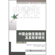中国金融发展路径及其效率研究
