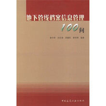 地下管线档案信息管理100问