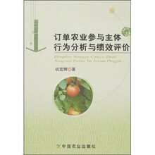 订单农业参与主体行为分析与绩效评价