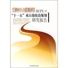 黄河中上游流域“十一五”水污染防治规划研究报告