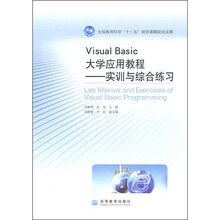 Visual Basic大学应用教程：实训与综合练习
