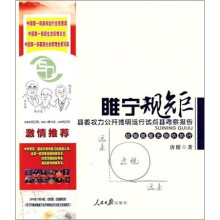 睢宁规矩：县委权力公开透明运行试点县考察报告