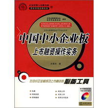 中国中小企业板上市融资操作实务（附光盘）