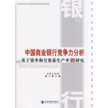 中国商业银行竞争力分析基于效率和全要素生产率的研究