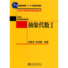 北京大学数学教学系列丛书：抽象代数1